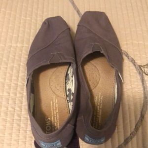 Toms grey canvas sneakers